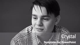  Presentation with black white program - PPT layouts with vintage brown - black and white photo dreamer background and a  colored foreground