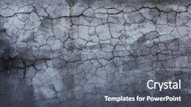  Presentation with stacked stone wall - Beautiful presentation design featuring vintage brown - darkish stone wall with many backdrop and a gray colored foreground