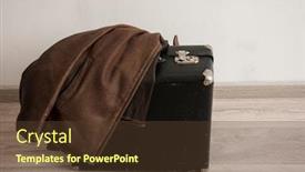  Presentation with brown leather - Slides consisting of vintage-brown-leather-jacket background and a tawny brown colored foreground