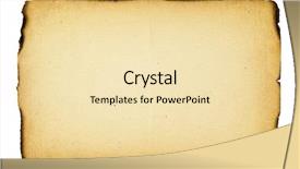  Presentation with vintage paper - PPT theme having vintage burnt paper background background and a  colored foreground
