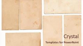  Presentation with vintage - Beautiful PPT theme featuring vintage cards backdrop and a lemonade colored foreground