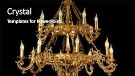  Presentation with clipping - Colorful presentation theme enhanced with vintage chandelier isolated on black background with clipping path backdrop and a black colored foreground