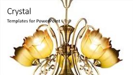  Presentation with vintage - Colorful presentation theme enhanced with vintage-chandelier-isolated-on-white backdrop and a white colored foreground