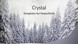  Presentation with vintage christmas - Colorful presentation theme enhanced with vintage christmas background with snowy backdrop and a white colored foreground