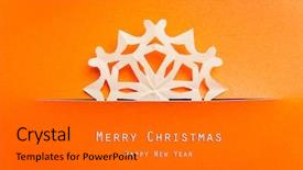  Presentation with old paper vintage album - Theme featuring vintage christmas postcard with true background and a gold colored foreground