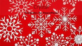  Presentation with vintage christmas - Audience pleasing presentation theme consisting of vintage-christmas-postcard-with-true backdrop and a red colored foreground