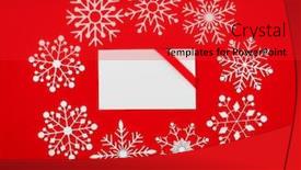  Presentation with vintage christmas - PPT theme with vintage-christmas-postcard-with-true background and a red colored foreground