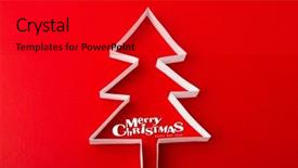  Presentation with vintage christmas - PPT layouts with vintage christmas postcard with true background and a crimson colored foreground