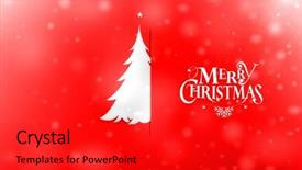  Presentation with vintage christmas - PPT theme with vintage christmas postcard with true background and a  colored foreground