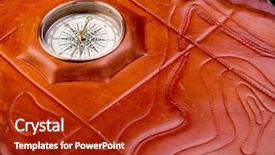  Presentation with vintage compass - Presentation enhanced with  background and a  colored foreground