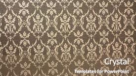  Presentation with satin - Presentation featuring retro seamless satin wallpaper background and a violet colored foreground