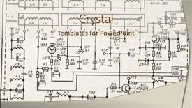  Presentation with schematic - Presentation with vintage electronic schematic diagram background and a lemonade colored foreground