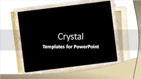 Presentation with scrapbooking - Beautiful PPT theme featuring vintage-elements-for-scrapbooking-old backdrop and a black colored foreground