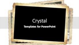  Presentation with scrapbooking - Colorful PPT theme enhanced with vintage-elements-for-scrapbooking-old backdrop and a  colored foreground