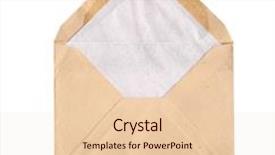  Presentation with envelope - Cool new slides with vintage envelope backdrop and a lemonade colored foreground