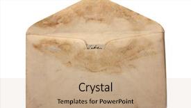  Presentation with envelope - Cool new presentation with vintage envelope backdrop and a coral colored foreground
