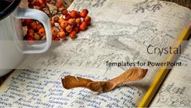  Presentation with expedition - Audience pleasing PPT theme consisting of vintage-expedition-journal-with-handwriting backdrop and a mint green colored foreground