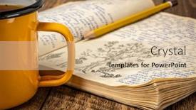  Presentation with expedition - Slide set featuring vintage-expedition-journal background and a lemonade colored foreground