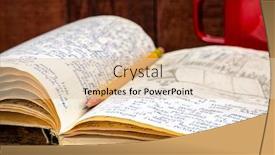  Presentation with expedition - Amazing presentation design having vintage-expedition-journal backdrop and a lemonade colored foreground