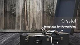  Presentation with gramophone - Beautiful slides featuring vintage gramophone retro music player backdrop and a  colored foreground