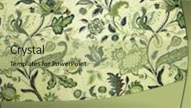  Presentation with vintage book - Colorful theme enhanced with vintage green book cover backdrop and a mint green colored foreground