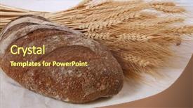  Presentation with ears - Beautiful PPT theme featuring vintage handmade reaper hook sickle backdrop and a  colored foreground