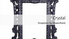  Presentation with frame - Presentation design enhanced with vintage-highly-decorated-frame-isolated background and a white colored foreground