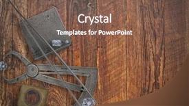  Presentation with diamonds - Slides consisting of vintage jeweler tools and diamonds background and a violet colored foreground