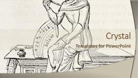  Presentation with 15th century - Presentation design featuring vintage literally - 15th century scribe old illustration background and a lemonade colored foreground