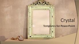  Presentation with home is where the heart is - PPT layouts featuring vintage love - old-fashioned home interior with frame background and a  colored foreground