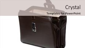  Presentation with suitcase - Audience pleasing presentation theme consisting of vintage luggage - old suitcase isolated backdrop and a  colored foreground