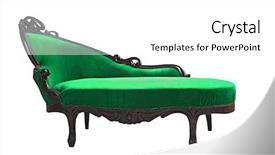  Presentation with luxury - Theme featuring sofa isolated on white background background and a white colored foreground