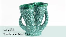  Presentation with vintage - Presentation theme featuring vintage-mid-century-vase-isolated and a seafoam green colored foreground