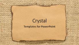  Presentation with vintage pape - PPT theme with vintage note paper with copyspace background and a  colored foreground