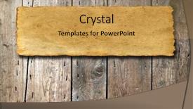  Presentation with antique parchment - Amazing slide deck having vintage old grungy paper banner over ancient wood texture background metaphor for aged retro wooden dirty textured manuscript antique parchment book ancient weathered or grungy backdrop and a yellow colored foreground