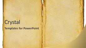  Presentation with vintage book - Audience pleasing presentation consisting of vintage open book with soft backdrop and a  colored foreground