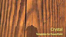  Presentation with brown wood texture - PPT layouts consisting of metaphor wall banner for time background and a red colored foreground