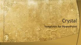  Presentation with vintage paper - Theme with vintage paper background background and a yellow colored foreground