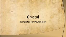  Presentation with vintage paper - Audience pleasing PPT theme consisting of vintage paper background backdrop and a lemonade colored foreground