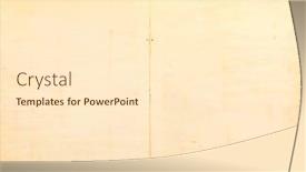  Presentation with vintage book - Presentation theme enhanced with vintage paper of a book background and a white colored foreground