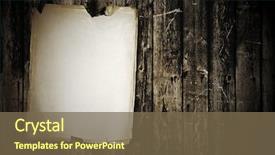  Presentation with wood texture - Presentation enhanced with vintage paper on old wood background and a violet colored foreground