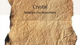  Presentation with parchment - Audience pleasing presentation theme consisting of vintage-parchment-background-isolated backdrop and a coral colored foreground