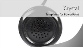  Presentation with vintage - Slides enhanced with vintage-phone-receiver-on-white background and a light gray colored foreground