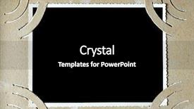  Presentation with old album - Presentation theme with vintage photo album with blank background and a black colored foreground