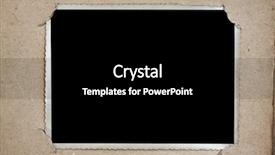  Presentation with old album - Theme with vintage photo album with blank background and a black colored foreground