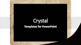  Presentation with photo album - Cool new presentation with vintage photo card scanned backdrop and a black colored foreground