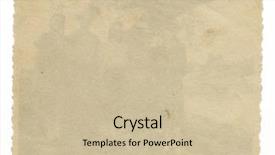  Presentation with album - Cool new PPT theme with vintage photo card scanned backdrop and a soft green colored foreground