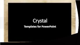  Presentation with album - Theme consisting of vintage photo card scanned background and a black colored foreground