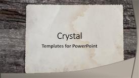  Presentation with frame - Slide deck featuring vintage photo frame on wooden background and a light gray colored foreground