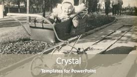  Presentation with fifties - PPT layouts with traditional rhubarb cake isolated on white background culinary sweet dessert eating background and a lemonade colored foreground